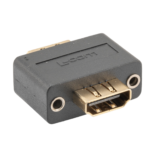 High Speed HDMI Cable with Ethernet, Male/ Panel Mount Female 4.0 M - Imagen 4