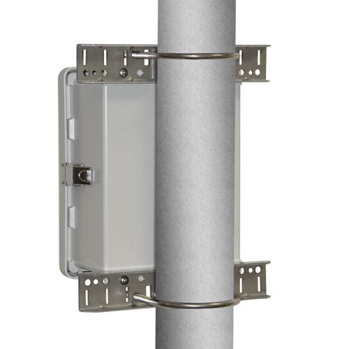 14x12x6" UL® Listed Weatherproof NEMA 4X Enclosure, Non-Metal Mount Plate, Non-Metallic Hinges