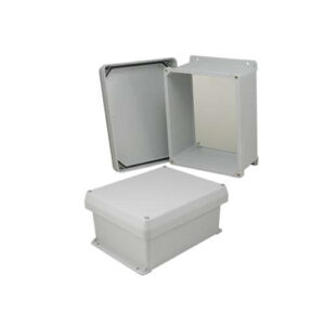 NBC100805-KIT01_500x500_View1.jpg 10x8x5 Inch UL® Listed Weatherproof NEMA 4X Enclosure w/Non-Metallic Mounting Plate, Corner Screws