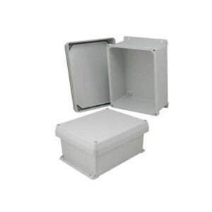 10x8x5 Inch UL® Listed Weatherproof Industrial NEMA 4X Enclosure Only with Corner Screws