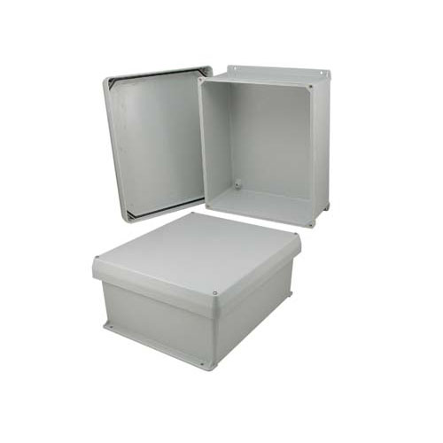 14x12x6" UL® Listed Weatherproof Industrial NEMA 4X Enclosure Only with Non-Metallic Hinges - Imagen 5