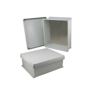 NBC161406-KIT_500x500_View1.jpg 16x14x6 Inch UL® Listed Weatherproof NEMA 4X Enclosure w/Aluminum Mounting Plate, Corner Screws