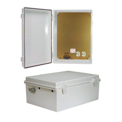 14x10x6 Inch 120 VAC ABS Weatherproof Enclosure