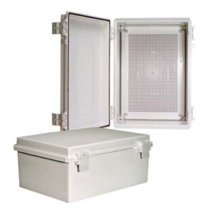 NBE141006-KIT03_500x500_View1.jpg 14x10x6 Inch Weatherproof ABS Light-Weight Enclosure with Universal Mounting Plate
