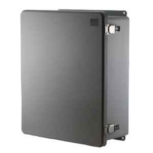 16x14x06" UL Listed Fiberglass Reinf Polyester FRP Weatherproof Outdoor IP66 NEMA 4 Enclosure