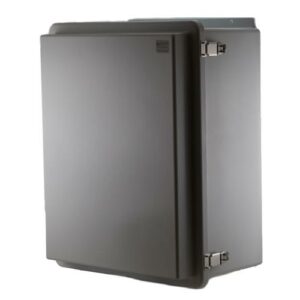 20x16x10" UL Listed Fiberglass Reinf Polyester FRP Weatherproof Outdoor IP66 NEMA 4 Enclosure