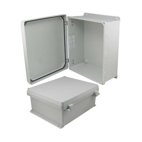 14x12x6" UL® Listed Weatherproof Industrial NEMA 4X Enclosure Only with Non-Metallic Hinges - Imagen 8