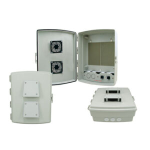 14x10x4 Inch Vented OUTDOOR Enclosure with PoE interface
