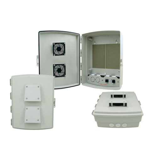 14x10x4 Inch Vented OUTDOOR Enclosure with PoE interface