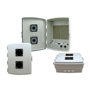 14x10x4 Inch Vented INDOOR Enclosure with PoE interface