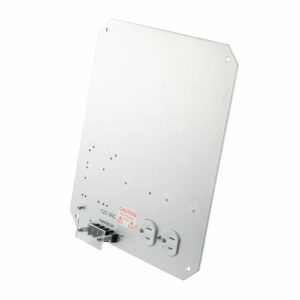 Assembled Replacement Mounting Plate for Polycarbonate 121006-100/ -10V Enclosures