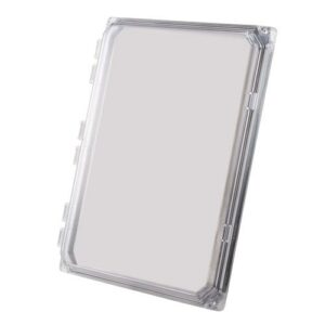 Clear Replacement Hinge Cover for 12x10x6 Polycarbonate Enclosure