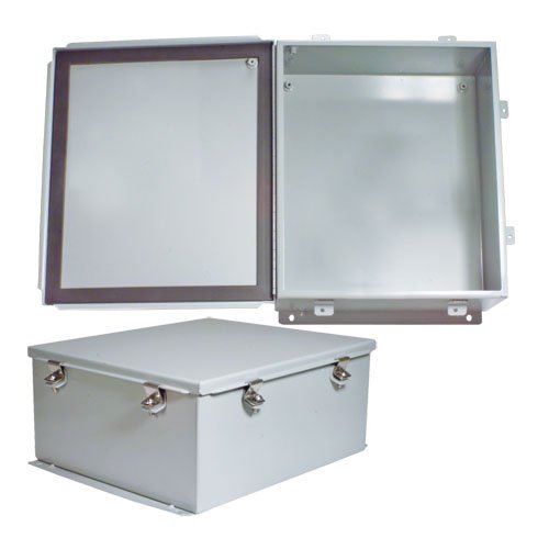 14x12x6 Inch Weatherproof NEMA Enclosure with Mounting Plate - Imagen 7