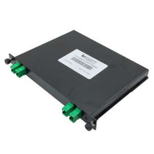 PDWMR-01157-195N_500x500_View1.jpg Passive DWDM, OSP Ring OADM, 1 Channel, 100 GHz spacing, channel 57, SC/APC Connector LGX