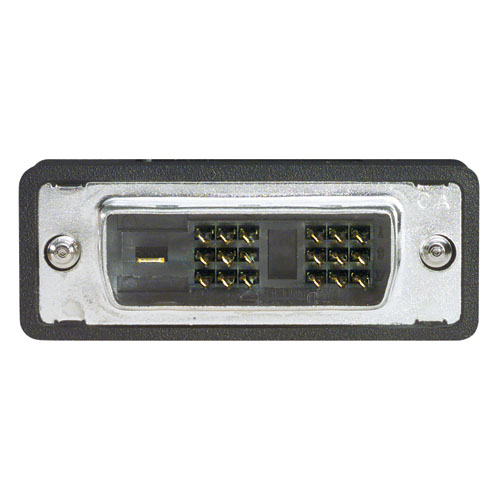 Premium Panel Mount DVI-D Single Link Male/Female Cable Assembly 5ft - Imagen 2