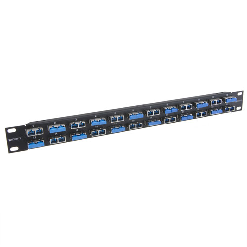 Rack Panel, 48 SC Metal Couplers Single mode-Ceramic Sleeves - Imagen 4