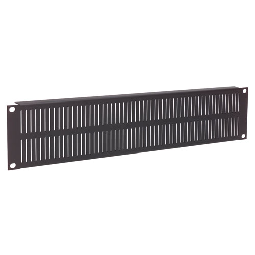 3.50" Blank Filler Panel, Vertical Vented Steel