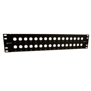 3.50" Panel (Black), 32 0.630" D-Holes