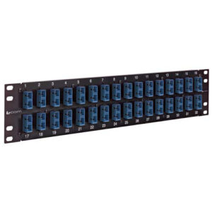3.50" Panel, 32 Duplex SC Couplers Multimode
