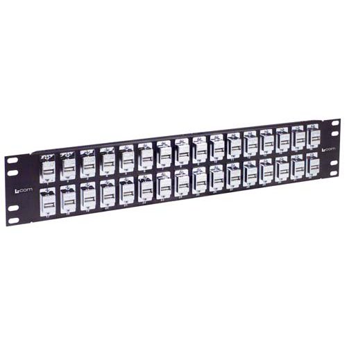 3.50" 32 Port Panel USB A/B Flanged Coupler, Shielded - Imagen 6