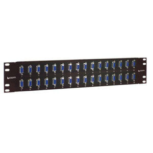 3.5" x 19" Panels with 32 DB9 Female / Female Couplers