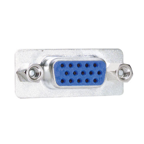 3.50" x 19" Panel, 32 HD15 Female / Female SVGA Couplers - Imagen 2
