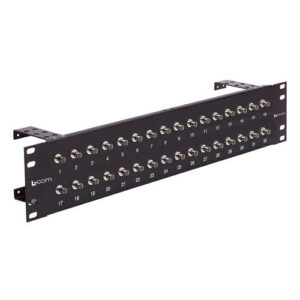 3.50" Panel, 32 ST Ceramic Couplers w/ Cable Minder