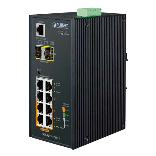Industrial Gigabit Managed Switch 4-Port 802.3at PoE + 4-Port 10/100/1000T + 2-Ports 100/1000XP - Imagen 8