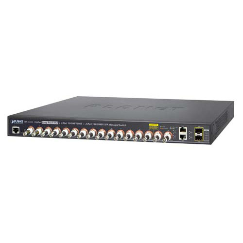 16-Port Long Reach PoE over Coax Rack Mount Managed Switch - Imagen 8