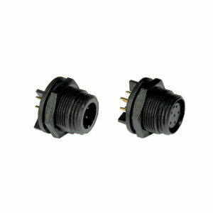 Bulgin Rear Panel/PCB Mount Connector PX0413 Series 6-Contact, Plug, Polyamide, 125 V