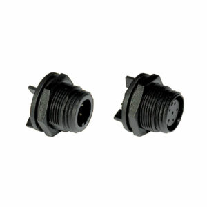 Bulgin Rear Panel Mount Connector PX0413 Series 6-Contact, Plug, Polyamide, 125 V