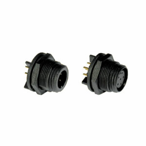 Bulgin Rear Panel/PCB Mount Connector PX0413 Series 6-Contact, Socket, Polyamide, 125 V