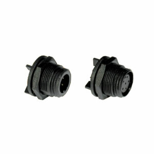 Bulgin Rear Panel Mount Connector PX0413 Series 6-Contact, Socket, Polyamide, 125 V