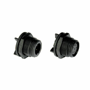 Bulgin Rear Panel Mount Connector PX0413 Series 8-Contact, Plug, Polyamide, 125 V