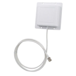 2.4 GHz 8 dBi  Flat Patch Antenna - 4ft RP-TNC Plug Connector