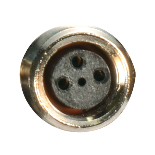 M8 3 Pole Female Receptacle, Rear Mounting Style with 0.3m Leads - Imagen 2