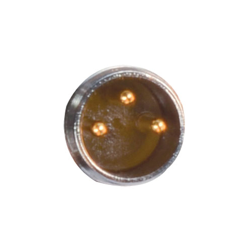 M8 3 Pole Male Receptacle, Rear Mounting Style with 0.3m Leads - Imagen 2