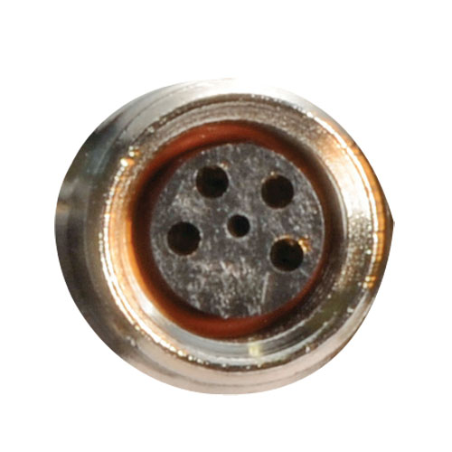 M8 4 Pole Female Receptacle, Front Mounting Style with 0.3m Leads - Imagen 2