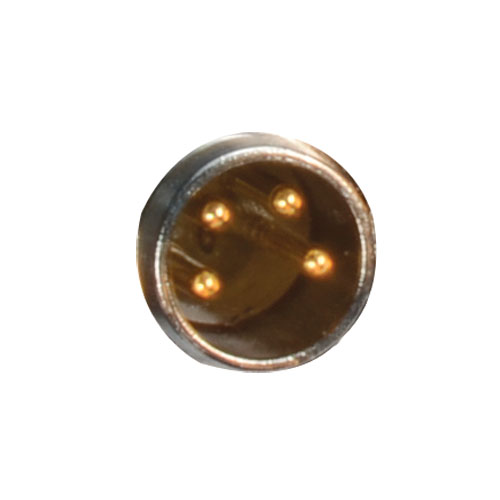 M8 4 Pole Male Receptacle, Rear Mounting Style with 0.3m Leads - Imagen 2