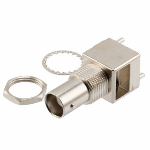RF PCB Connector, BNC panel jack,  Bulkhead