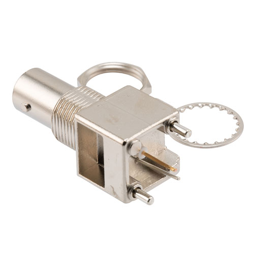 RF PCB Connector, BNC panel jack, Bulkhead - Imagen 2