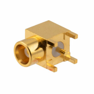 RF PCB Connector, MCX Female right angle,  DIP (Thru Hole)