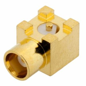 MCX Jack Right Angle Connector Solder Attachment Surface Mount PCB