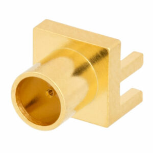 75 Ohm MCX Jack Connector Solder Attachment .072 inch End Launch PCB