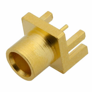 MCX Jack Connector Solder Attachment .042 inch End Launch PCB