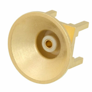 MMBX Jack Snap-On Connector Solder Attachment Through Hole PCB, With Female Center Contact and .382" Diameter Funnel