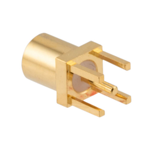 RF PCB Connector, MMCX Female straight, DIP (Thru Hole) - Imagen 2