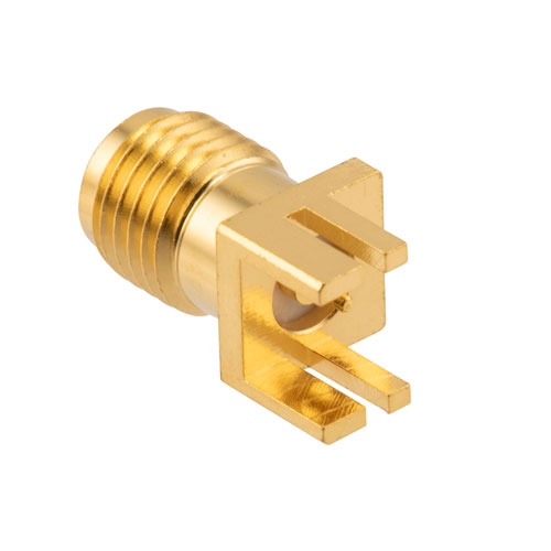 RF PCB Connector, RP SMA Female straight (End launch) - Imagen 2