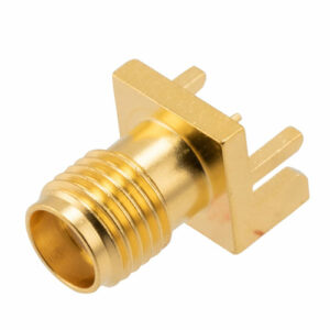 RFPCB-SMA-FS18G-60_500x500_View1.jpg RF PCB Connector, SMA, Female, Up to 18 GHz, Edge Mount, Straight, 0.059 inch PCB Thickness, 0.020 inch pin diameter