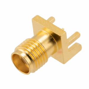 RFPCB-SMA-FS18G-62_500x500_View1.jpg RF PCB Connector, SMA, Female, Up to 18 GHz, Edge Mount, Straight, 0.068 inch PCB Thickness, 0.020 inch pin diameter